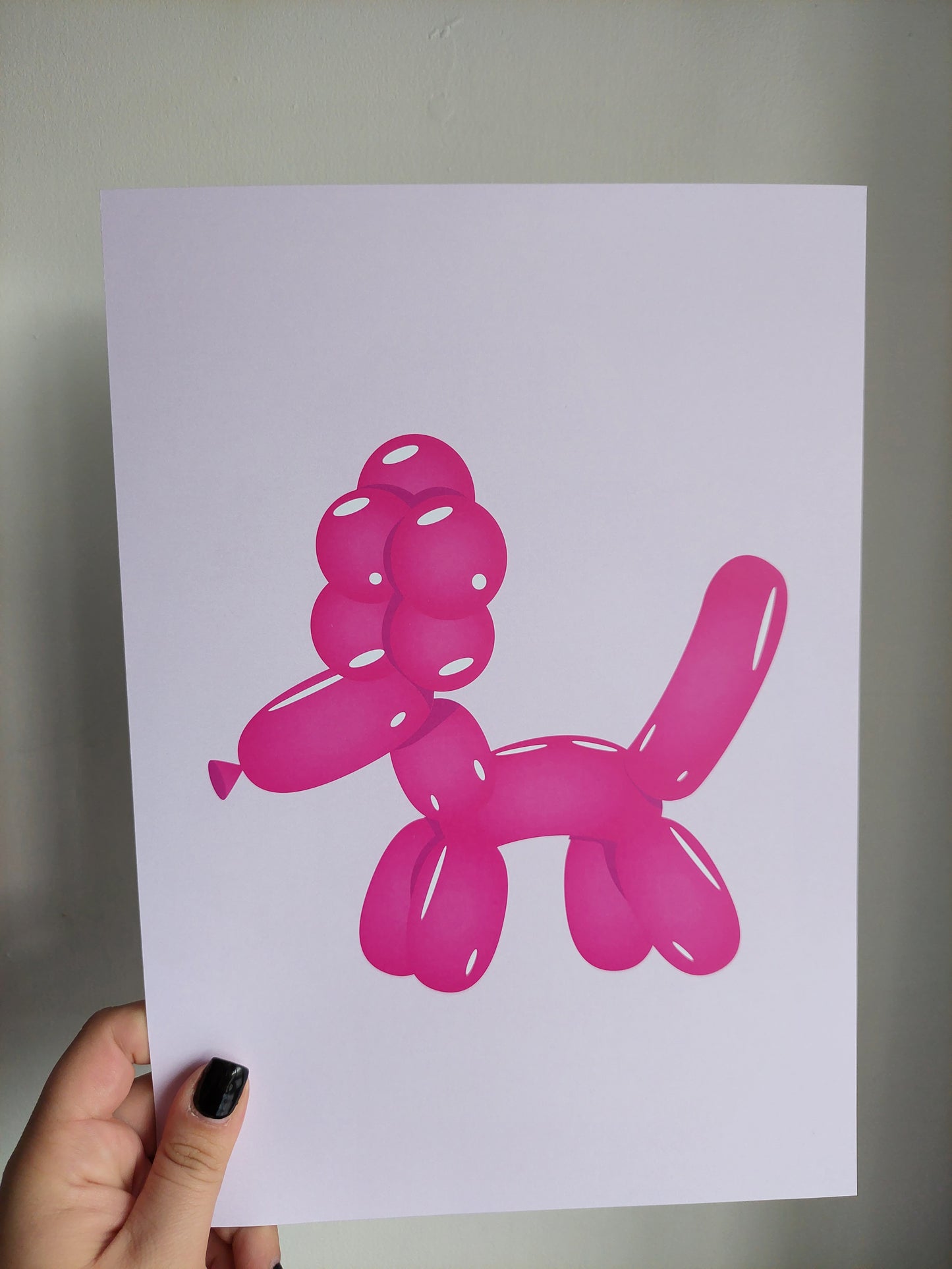 Quirky Print | Balloon Dog Image | Home Print