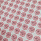 Blush Pink Birthday Stickers | Various Sizes | Birthday Party Supplies