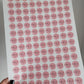 Blush Pink Birthday Stickers | Various Sizes | Birthday Party Supplies