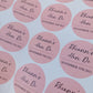 Hen Party Stickers | Sticker Sheet 45mm Circles | Party Stickers | Circle Stickers | Sticker Sheet