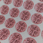 Blush Pink Birthday Stickers | Various Sizes | Birthday Party Supplies