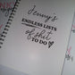 Funny Notebook | Endless Lists Of Shit To Do | Personalised Notebook Gift