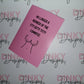 Thinking Of You Card | No Longer A Member Of The Itty Bitty Titty Commitee | Funny Card | Boob Job Card