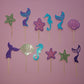 Mermaid Glitter Cupcake Toppers | Mermaid Party | Mermaid Party Decor