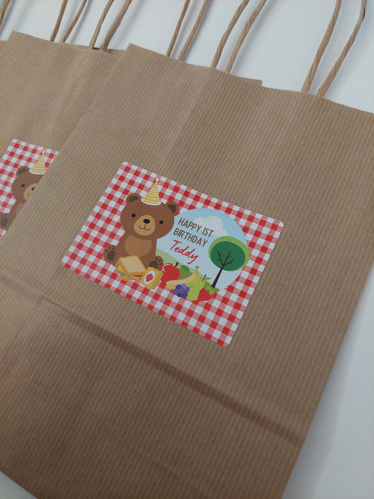 Party Bags | Teddy Bear Picnic Party Bags | Themed Party Bags