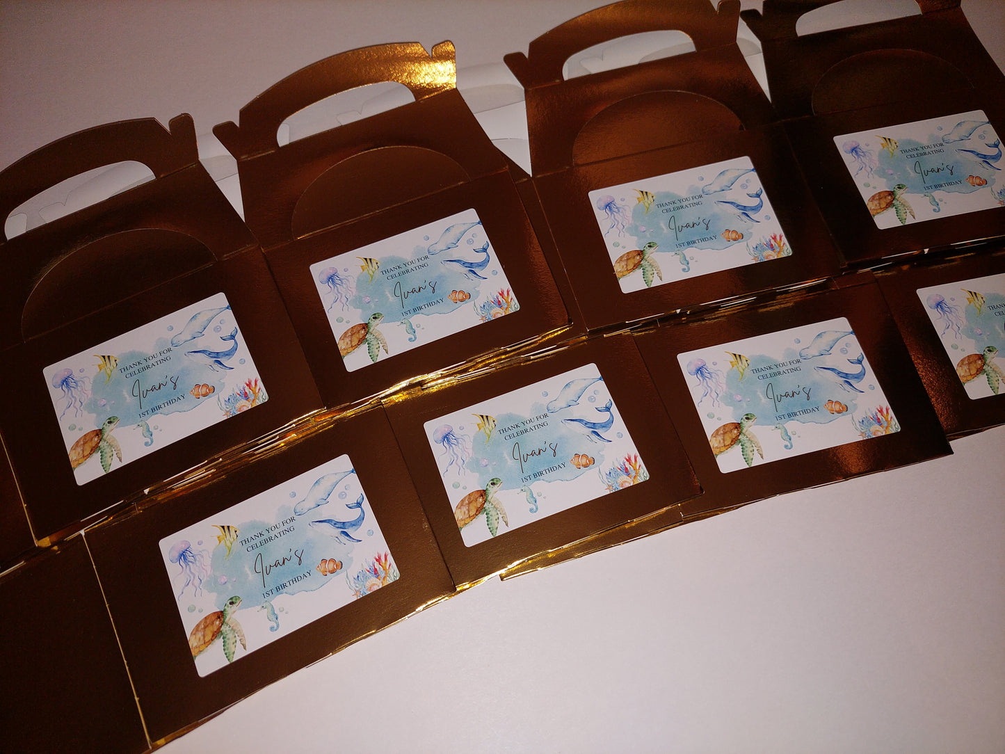 Party Boxes | Under The Sea Party Boxes | Under The Sea Party | Party Boxes | Sea Animal Party Decor | Party Bags