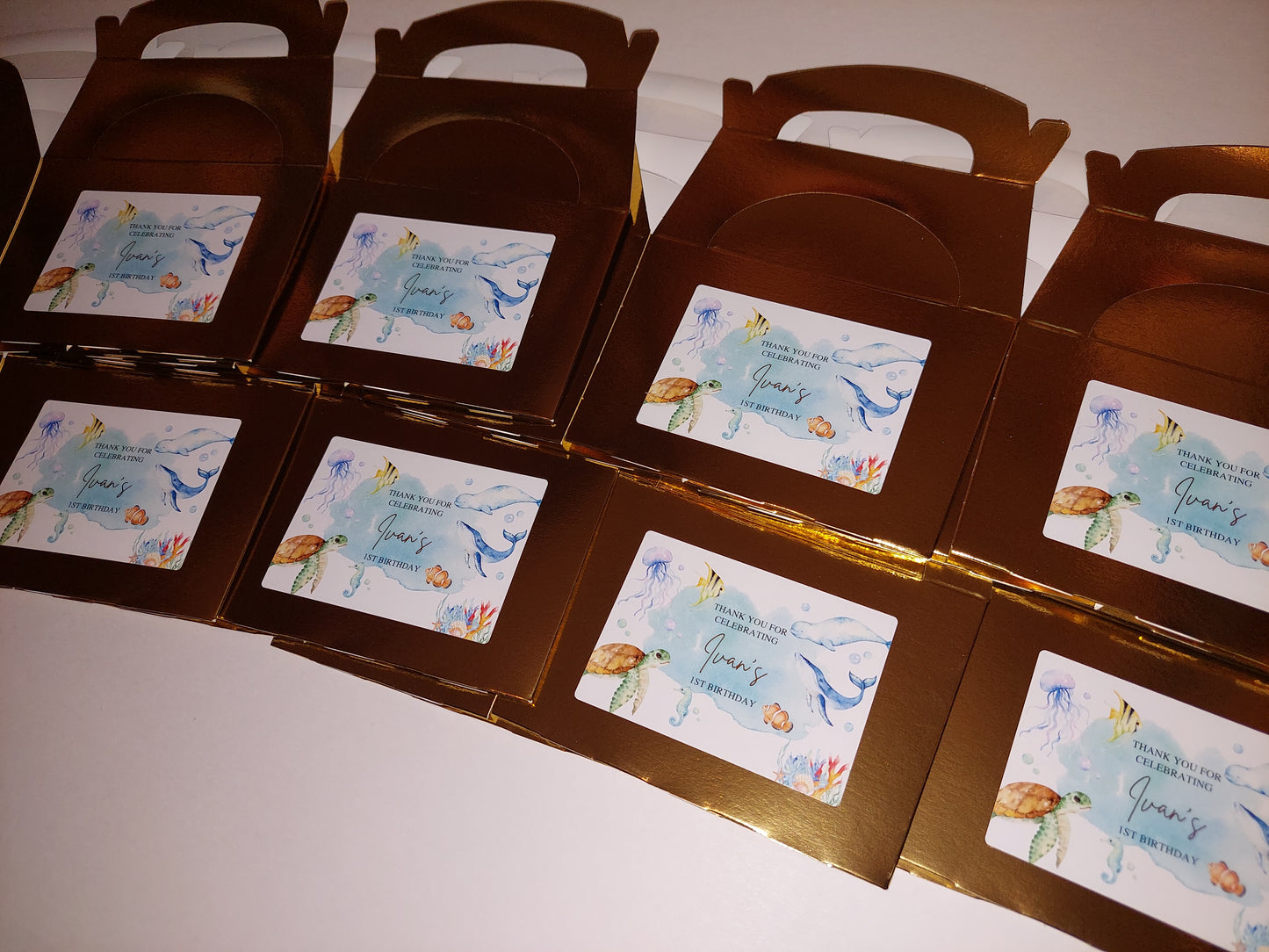 Party Boxes | Under The Sea Party Boxes | Under The Sea Party | Party Boxes | Sea Animal Party Decor | Party Bags