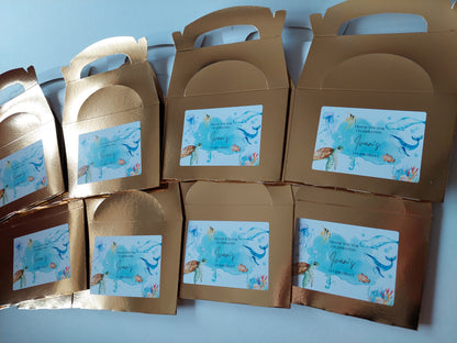Party Boxes | Under The Sea Party Boxes | Under The Sea Party | Party Boxes | Sea Animal Party Decor | Party Bags