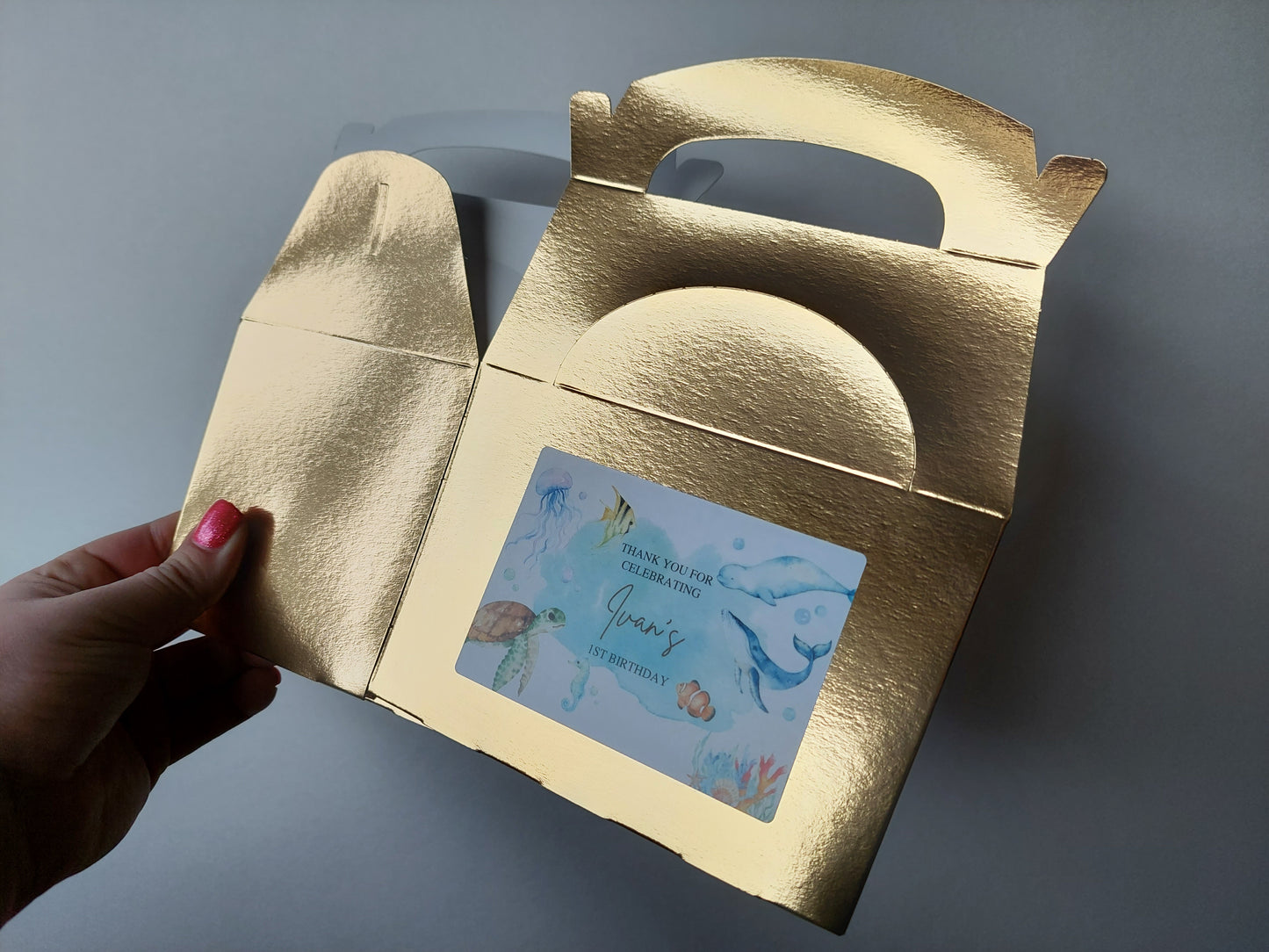 Party Boxes | Under The Sea Party Boxes | Under The Sea Party | Party Boxes | Sea Animal Party Decor | Party Bags