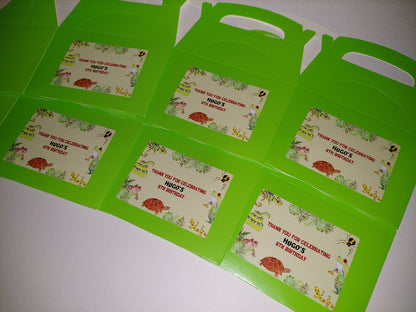 Reptile Party Boxes | Party Boxes | Reptile Party | Reptile Party Decor | Party Bags