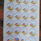 Farm Animal Party Stickers | Circle Stickers | Sticker Sheet | Party Stickers