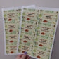 Rectangle Stickers | Party Stickers | Reptile Party Stickers | Party Bag Stickers