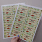 Rectangle Stickers | Party Stickers | Reptile Party Stickers | Party Bag Stickers