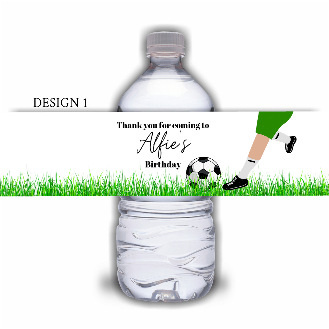 Juice Bottle Labels | Football Theme Labels | Water Bottle Stickers | Football Party | Party Stickers