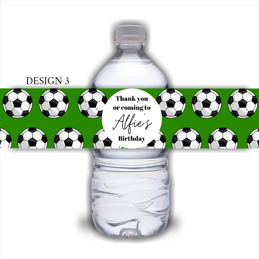 Juice Bottle Labels | Football Theme Labels | Water Bottle Stickers | Football Party | Party Stickers