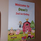 Farm Animal Welcome Board Sign | Personalised Birthday Board | Birthday Party Sign | A4, A3, A2