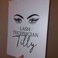 Lash Technician Salon Board Sign | Salon Board Backdrop | Eyelash Business Supplies