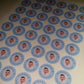 Blue Personalised Photo Stickers | Various Sizes | Party Stickers | Event Stickers