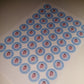 Blue Personalised Photo Stickers | Various Sizes | Party Stickers | Event Stickers