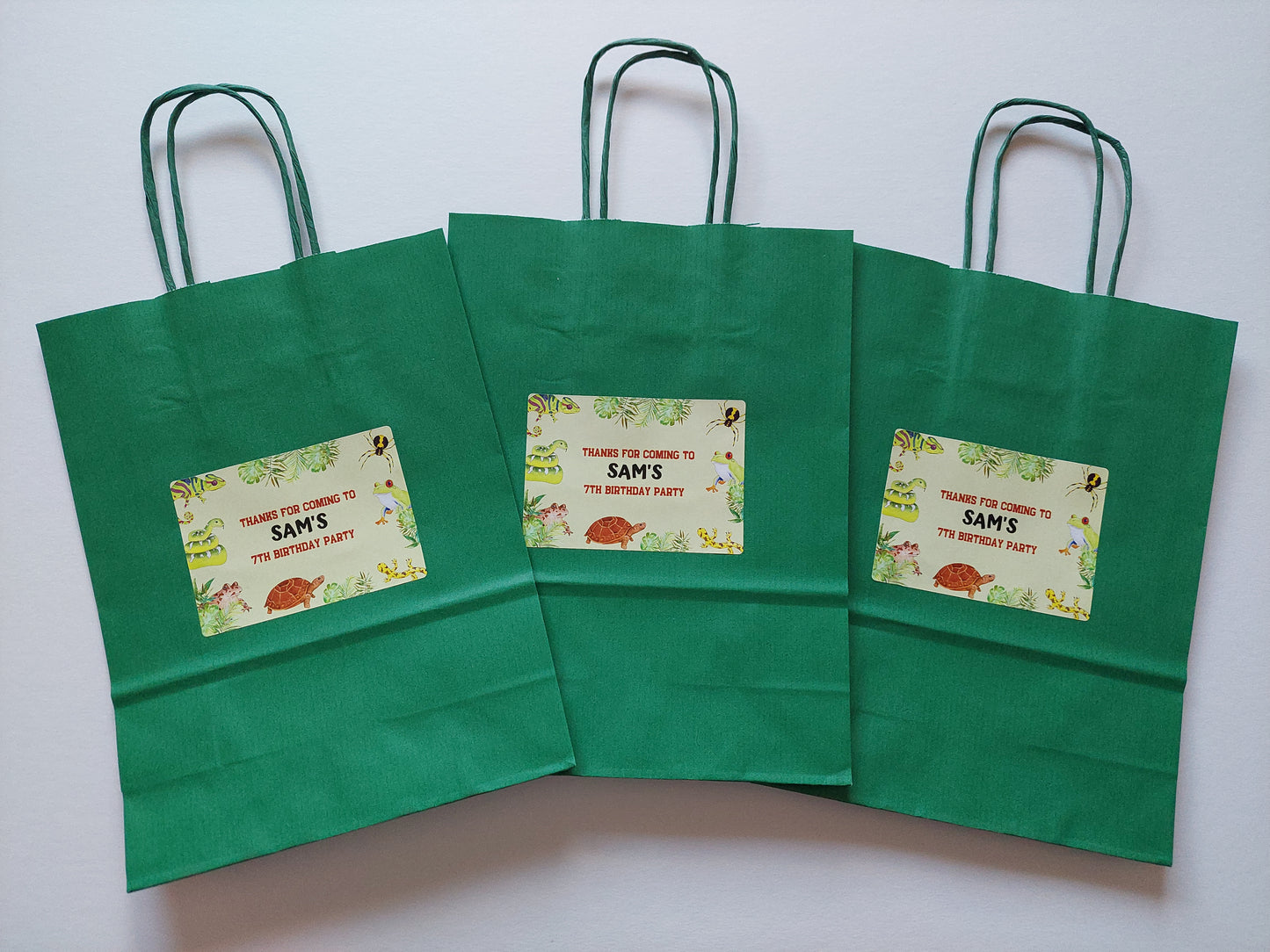 Party Bags | Reptile Party Bags | Themed Party Bags