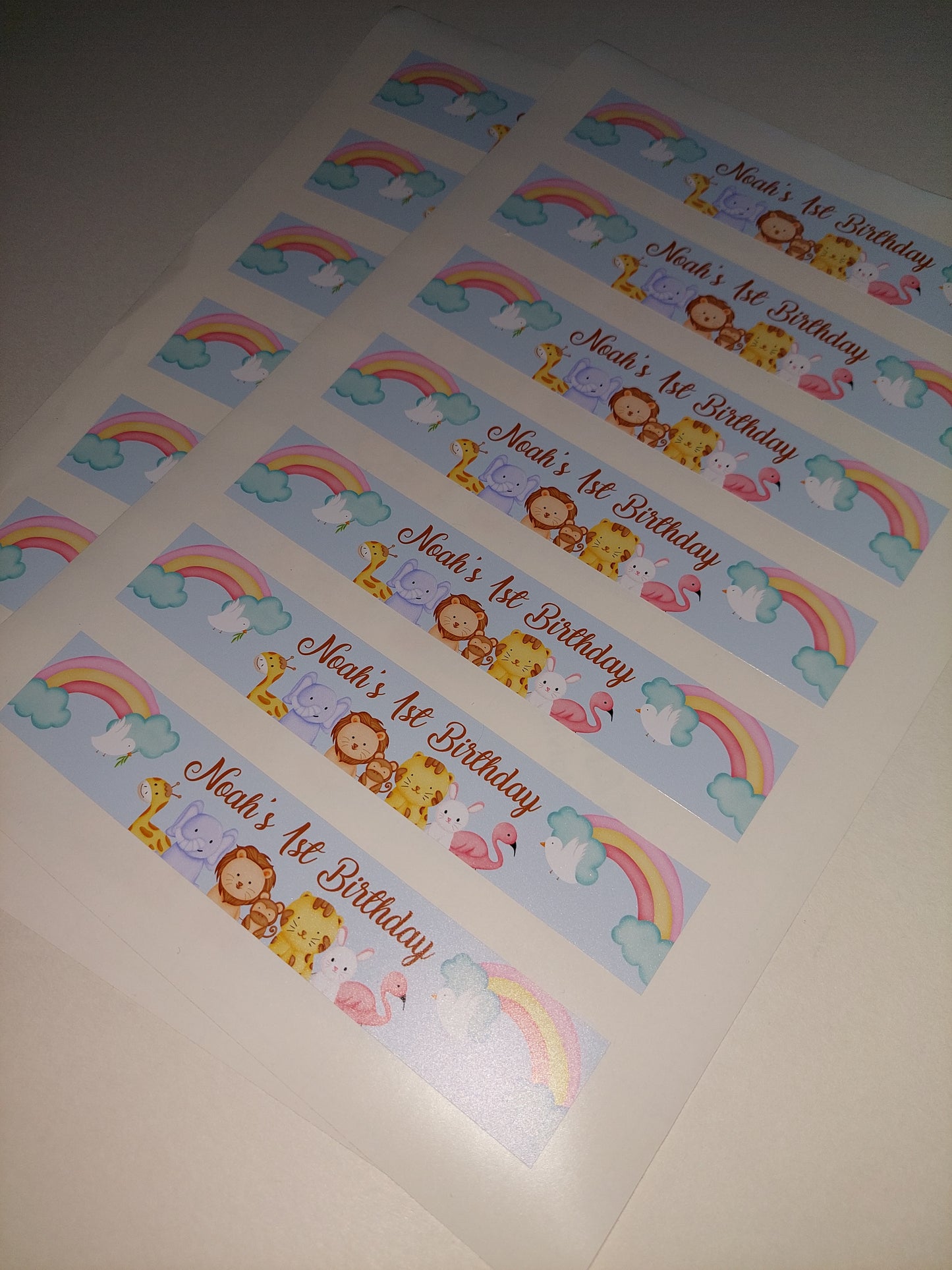 Juice Bottle Labels | Noah's Ark Labels | Water Bottle Stickers | Noah's Ark Party | Party Stickers