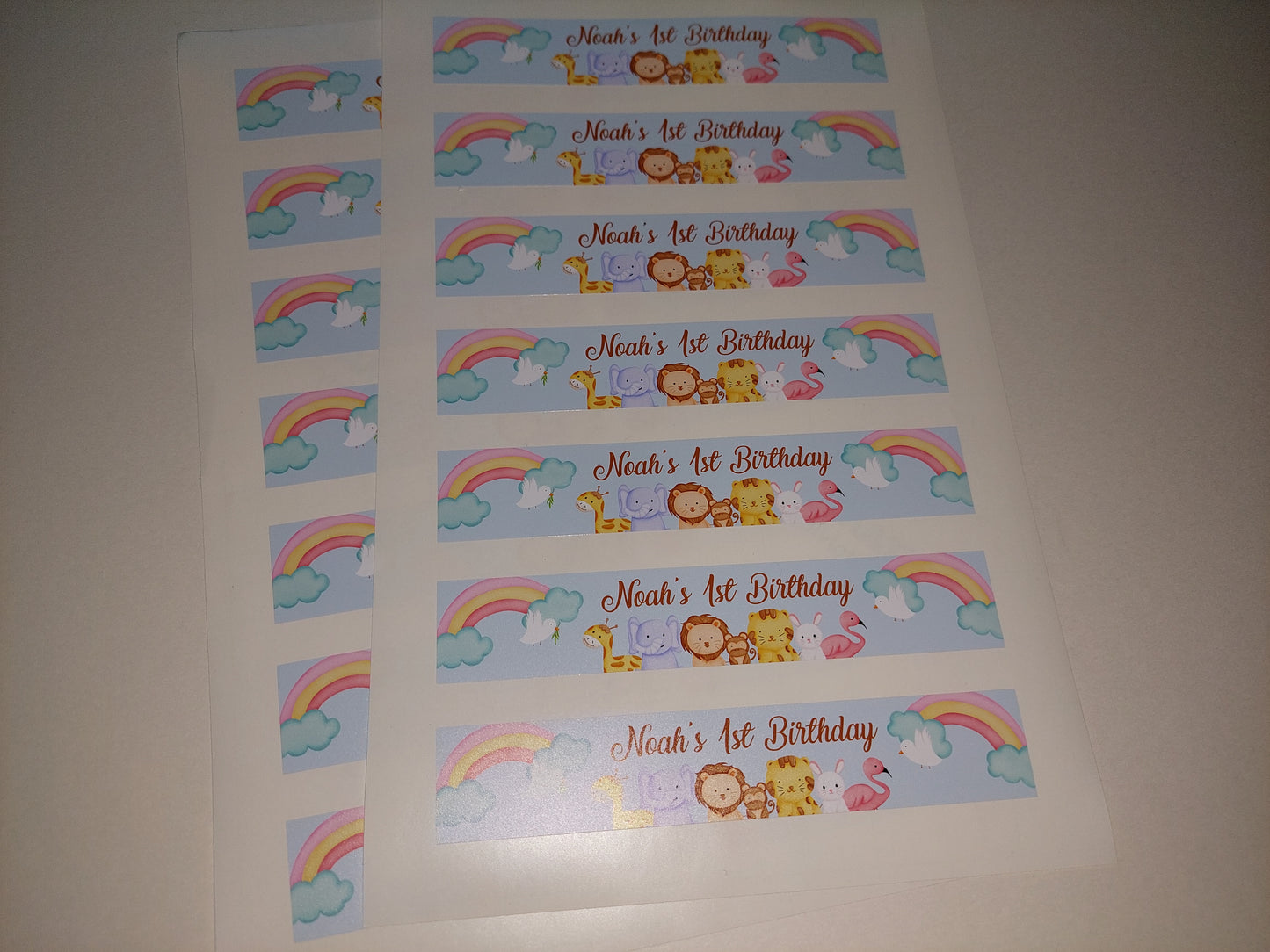 Juice Bottle Labels | Noah's Ark Labels | Water Bottle Stickers | Noah's Ark Party | Party Stickers