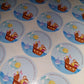 Noah's Ark Party Stickers | Circle Stickers | Sticker Sheet | Party Stickers | (Design 1)