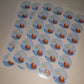 Noah's Ark Party Stickers | Circle Stickers | Sticker Sheet | Party Stickers | (Design 1)