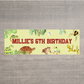 Reptile Banner | Personalised Party Banner | Reptile Party Theme