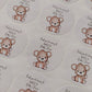 Brown Beige Neutral Teddy Bear Baby Shower, 1st Birthday Stickers | Sticker Sheet | Baby Shower, 1st Birthday Party Stickers