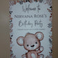 Brown Beige Neutral Teddy Bear Welcome Board Sign | Personalised Baby Shower, Birthday Party Board | Party Sign | A4, A3, A2