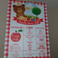 Red Teddy Bear Welcome Board Sign | Personalised First Birthday Board | Birthday Party Sign | First Birthday Party Décor | Red Teddy Bear Party Theme | A4, A3, A2