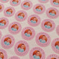 Pink Personalised Photo Stickers | Various Sizes | Christening, Birthday, Party Stickers | Event Stickers
