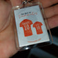 Keyring Gift | Football Tshirt Keyring | Father's Day Gift | Novelty Gift Idea