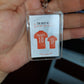 Keyring Gift | Football Tshirt Keyring | Father's Day Gift | Novelty Gift Idea