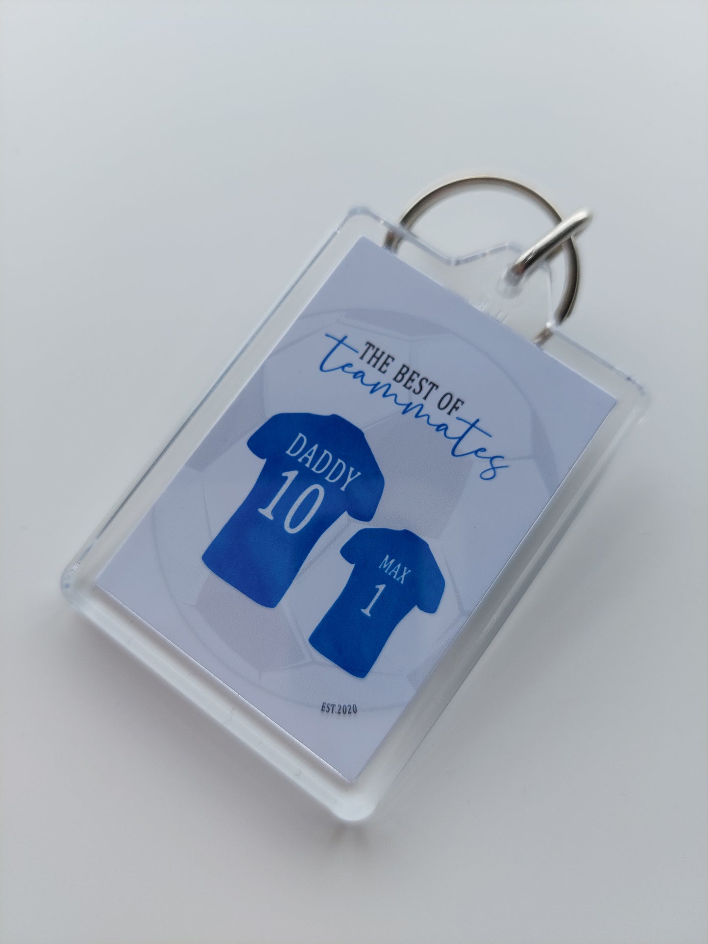 Keyring Gift | Football Tshirt Keyring | Father's Day Gift | Novelty Gift Idea