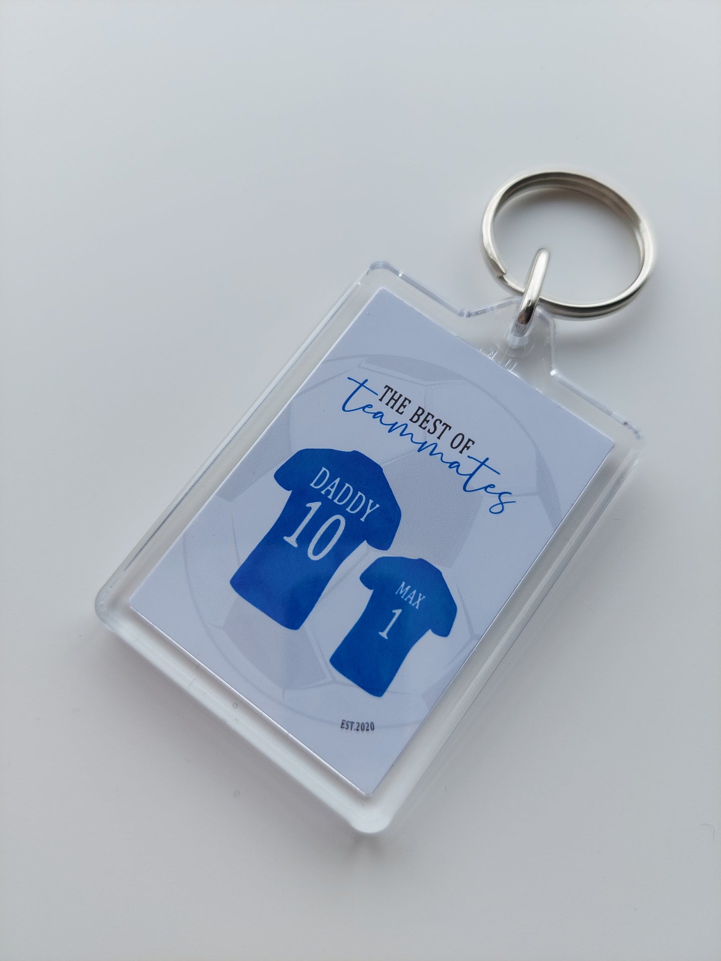 Keyring Gift | Football Tshirt Keyring | Father's Day Gift | Novelty Gift Idea