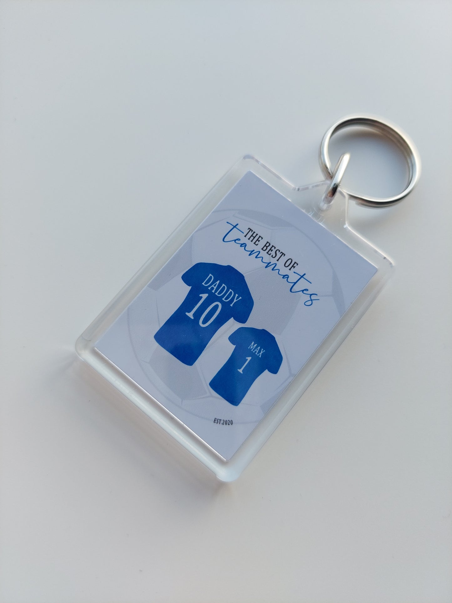 Keyring Gift | Football Tshirt Keyring | Father's Day Gift | Novelty Gift Idea