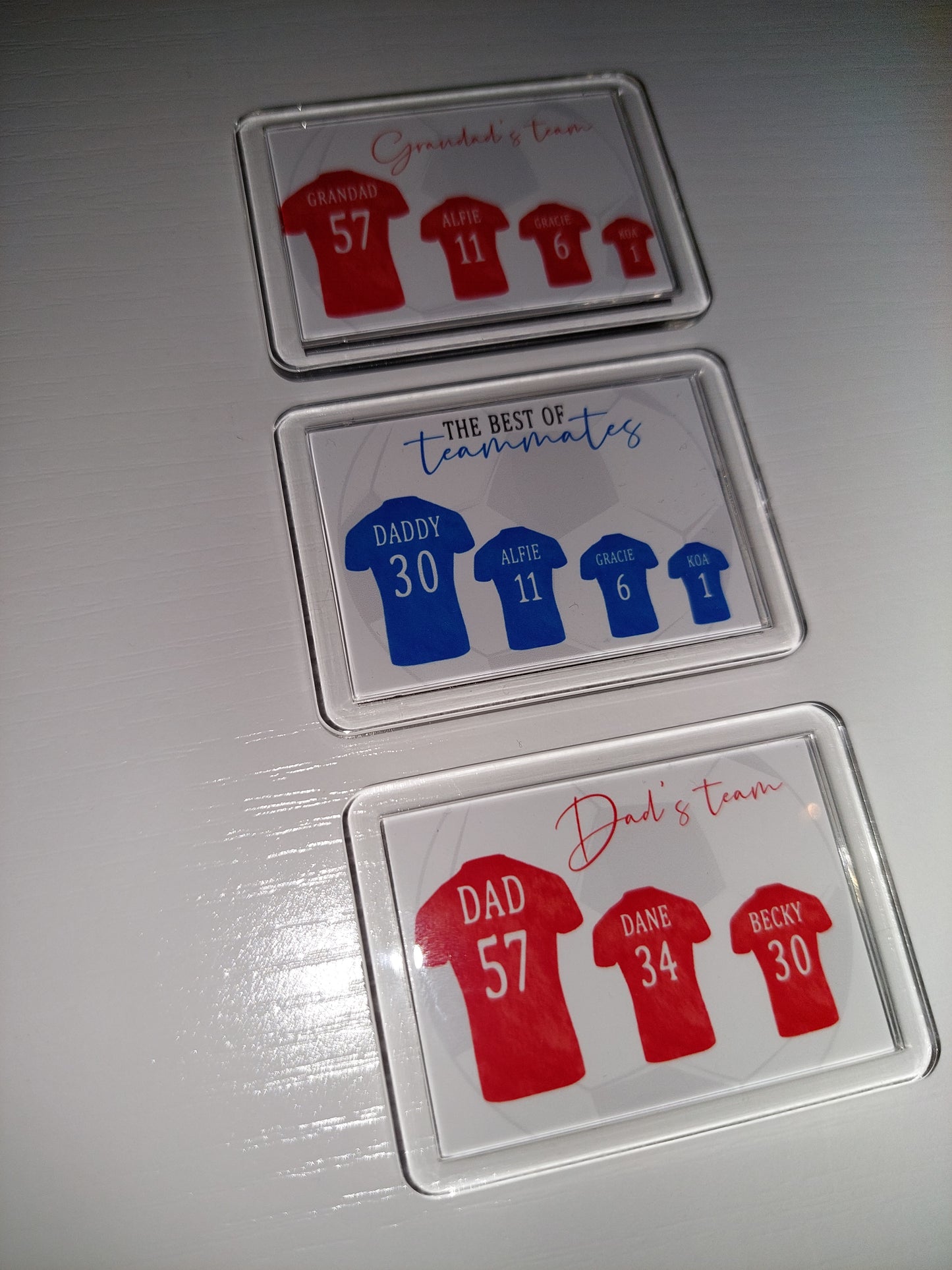 Magnet Gift | Football Team Family Magnet | Novelty Gift (Landscape Design)