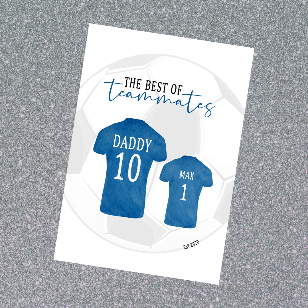 Keyring Gift | Football Tshirt Keyring | Father's Day Gift | Novelty Gift Idea