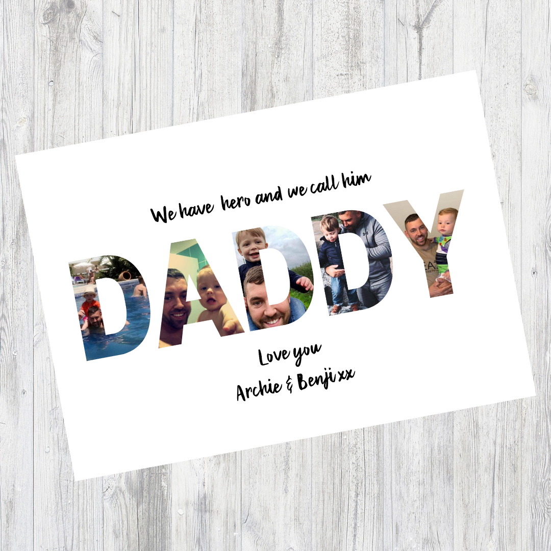 Magnet Gift | Daddy Photo Family Magnet | Novelty Gift