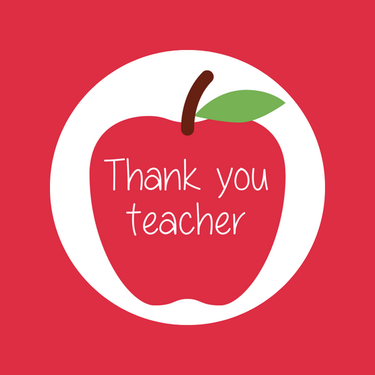 Teacher Stickers | Circle Stickers | Various Sizes | Sticker Sheet | Small Business Stickers | Thank You Teacher