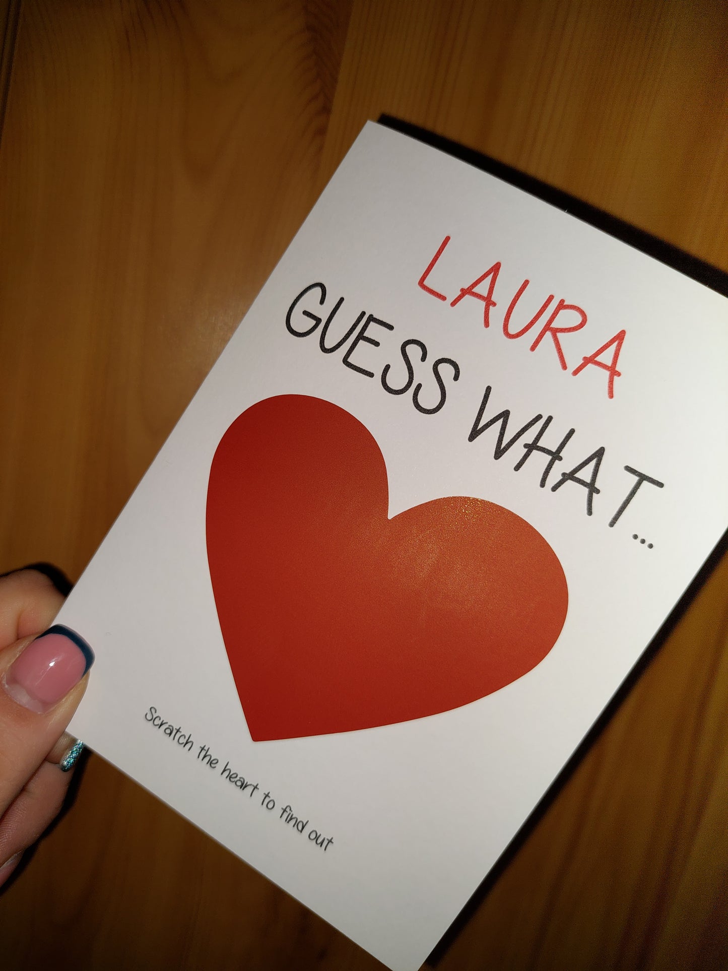 Scratch Card | Surprise Card | Holiday, Surprise Destination - Trip, Reveal Card