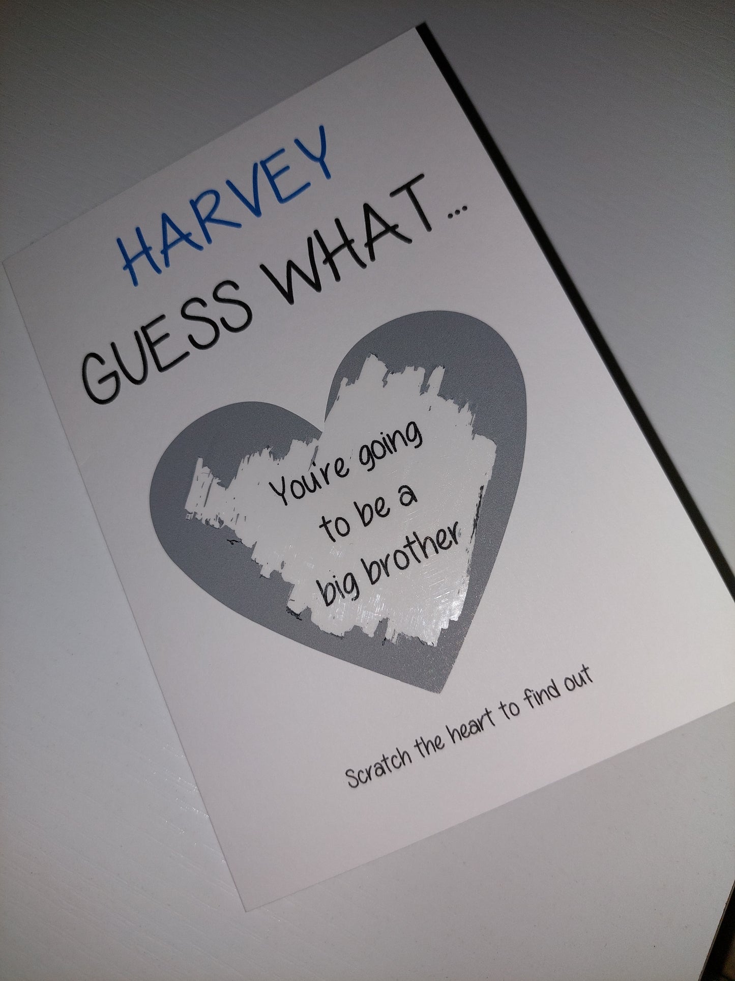 Scratch Card | Surprise Card | Big Brother Reveal Card