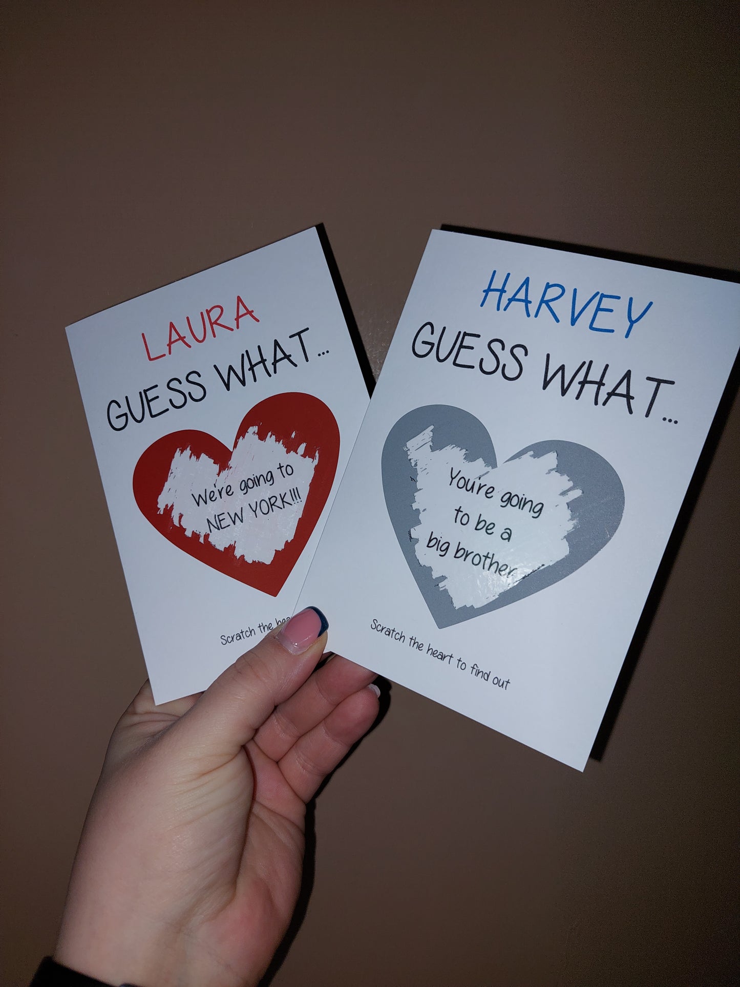 Scratch Card | Surprise Card | Holiday, Surprise Destination - Trip, Reveal Card
