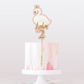 Cake Topper | Personalised Swan Cake Topper | Swan Party Supplies