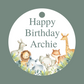Safari Animal Gift Tags | Safari Animal Birthday Gift Tags | Circle Gift Tags