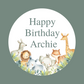 Safari Animal Gift Tags | Safari Animal Birthday Gift Tags | Circle Gift Tags