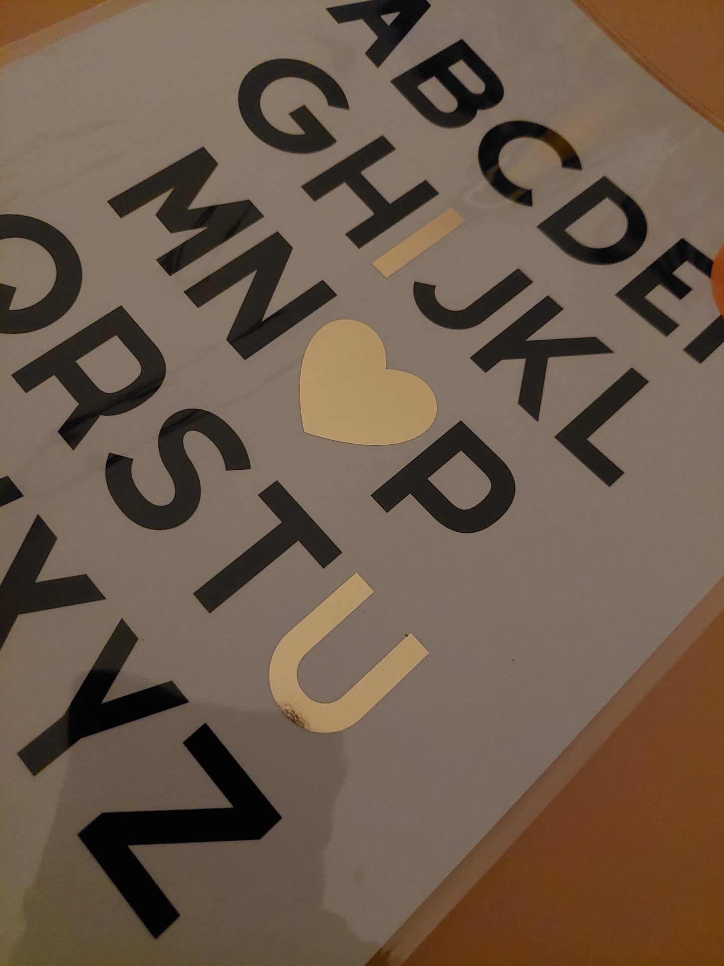 Quote Print | A4 I Love You Alphabet Print | SALE ITEM