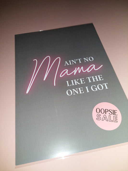 Quote Print | A4 Mama Print | Mother's Day Print | SALE ITEM